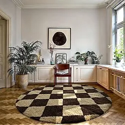 Runde tepper - Albi (brun/beige)
