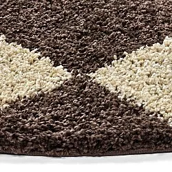 Runde tepper - Albi (brun/beige)