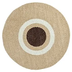 Runde tepper - Alsace (beige/hvit/brun)