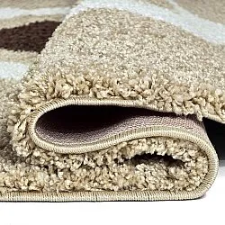 Runde tepper - Alsace (beige/hvit/brun)
