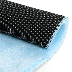 Runde tepper - Aranga Super Soft Fur (lyseblått)
