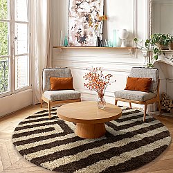 Runde tepper - Imilchil (beige/brun)