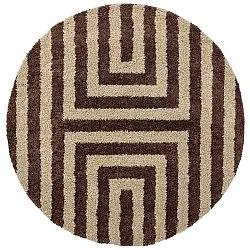 Runde tepper - Imilchil (beige/brun)