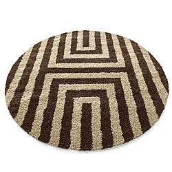 Runde tepper - Imilchil (beige/brun)
