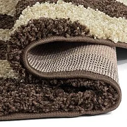 Runde tepper - Imilchil (beige/brun)