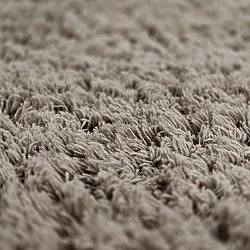 Rundt teppe - Aliste Wool Shaggy (brun)
