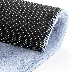 Runde tepper - Aranga Super Soft Fur (stålblå)