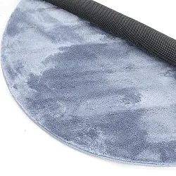 Runde tepper - Aranga Super Soft Fur (stålblå)