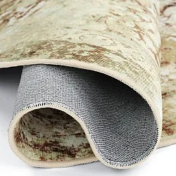 Rundt teppe - Denizli (beige)