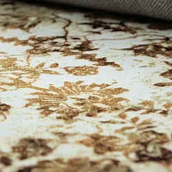 Rundt teppe - Denizli (beige)
