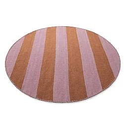 Rundt teppe - Garine (oransje/rosa)