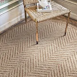 Rundt teppe - Indoor/Outdoor Donora (brun)