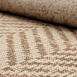 Rundt teppe - Indoor/Outdoor Donora (brun)