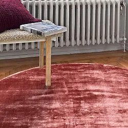 Rundt teppe - Jodhpur Special Luxury Edition (burgunder)