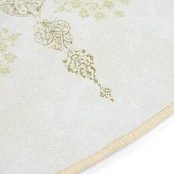 Rundt teppe - Sandrigo (beige)
