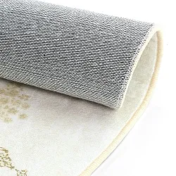 Rundt teppe - Sandrigo (beige)