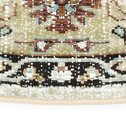 Rundt teppe - Siliana (beige)