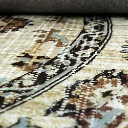 Rundt teppe - Siliana (beige)