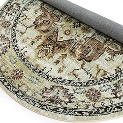 Rundt teppe - Siliana (beige)