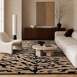 Ryetepper - Zebra Tufted Wool Premium (beige/svart)
