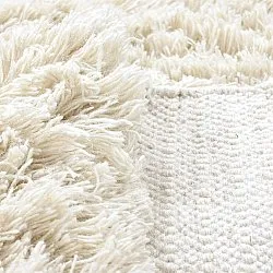 Ryetepper - Fassale Hand Woven Wool Shaggy (hvit)