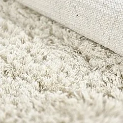 Ryetepper - Fassale Hand Woven Wool Shaggy (hvit)