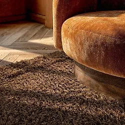 Ryetepper - Melilla Hand Woven Wool Shaggy (brun)