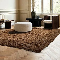 Ryetepper - Melilla Hand Woven Wool Shaggy (brun)