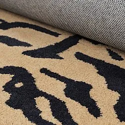 Ryetepper - Zebra Tufted Wool Premium (beige/svart)