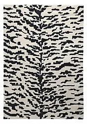 Ryetepper - Zebra Tufted Wool Premium (hvit/svart)