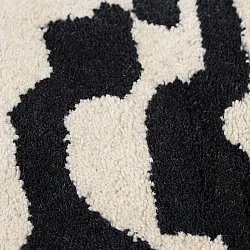 Ryetepper - Zebra Tufted Wool Premium (hvit/svart)