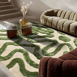 Ryetepper - Akaba (krem/grønn)