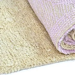 Ryetepper - Amira Natural Cotton Shaggy (beige/lilla)
