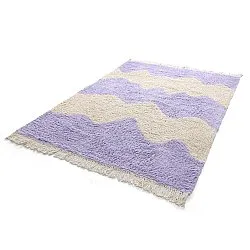 Ryetepper - Amira Natural Cotton Shaggy (lilla/beige)