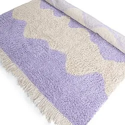 Ryetepper - Amira Natural Cotton Shaggy (lilla/beige)