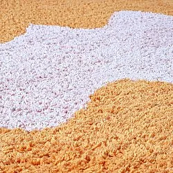 Ryetepper - Amira Natural Cotton Shaggy (oransje/rosa)