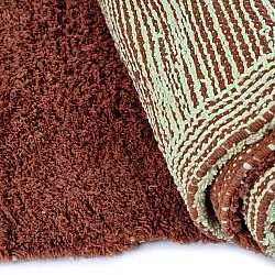 Ryetepper - Amira Natural Cotton Shaggy (rød/beige)