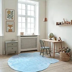 Barneteppe - Aranga Super Soft Cat (lyseblått)