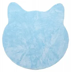 Barneteppe - Aranga Super Soft Cat (lyseblått)