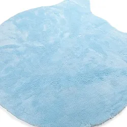 Barneteppe - Aranga Super Soft Cat (lyseblått)