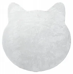 Barneteppe - Aranga Super Soft Cat (hvit)