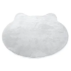 Barneteppe - Aranga Super Soft Cat (hvit)