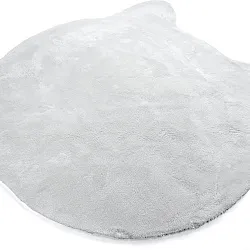Barneteppe - Aranga Super Soft Cat (hvit)