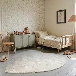 Barneteppe - Aranga Super Soft Heart (beige)