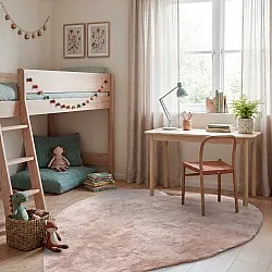 Barneteppe - Aranga Super Soft Heart (rosa)
