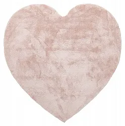 Barneteppe - Aranga Super Soft Heart (rosa)