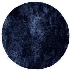 Runde tepper - Aranga Super Soft Fur (mørke blå)