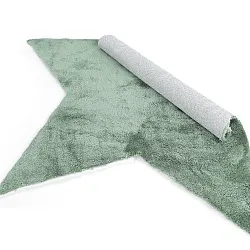 Barneteppe - Aranga Super Soft Star (grønn)