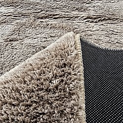 Ovalt ryeteppe - Aranga Super Soft Fur (brun)