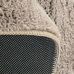 Ovalt ryeteppe - Aranga Super Soft Fur (brun)